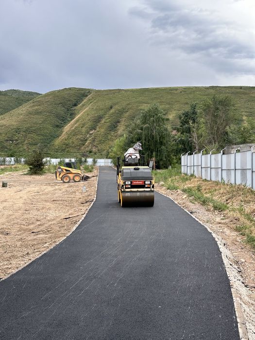 Асфальтирование Асфальт Укладка асфальта
