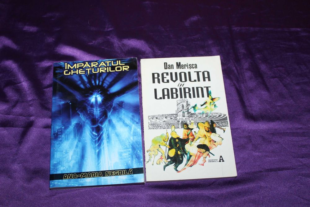 20 carti sf  science fiction Camil Baciu Victor Kernbach George Anania Romulus Barbulescu Rodica Bretin Dan Merisca Revolta in labirint Marian Coman