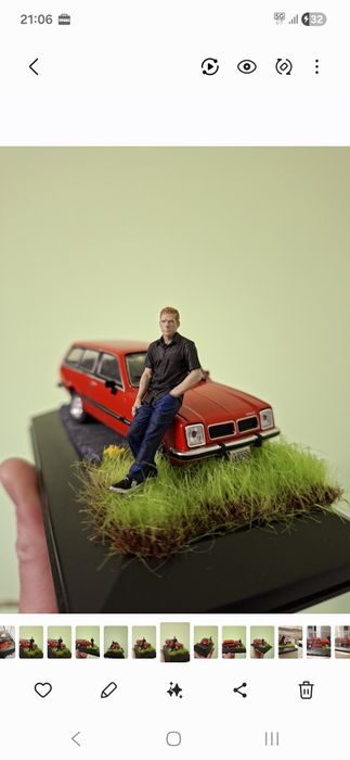 Diorama realizata manual