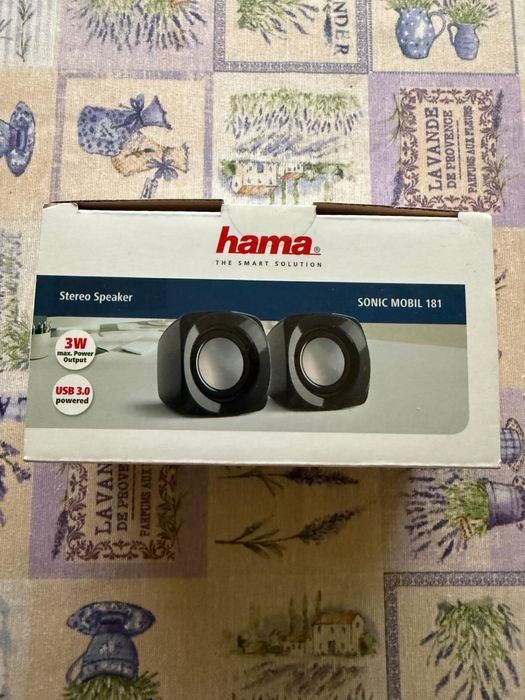 Boxe HAMA PC 2.0 "Sonic Mobil 181", negru / argintiu NOU
