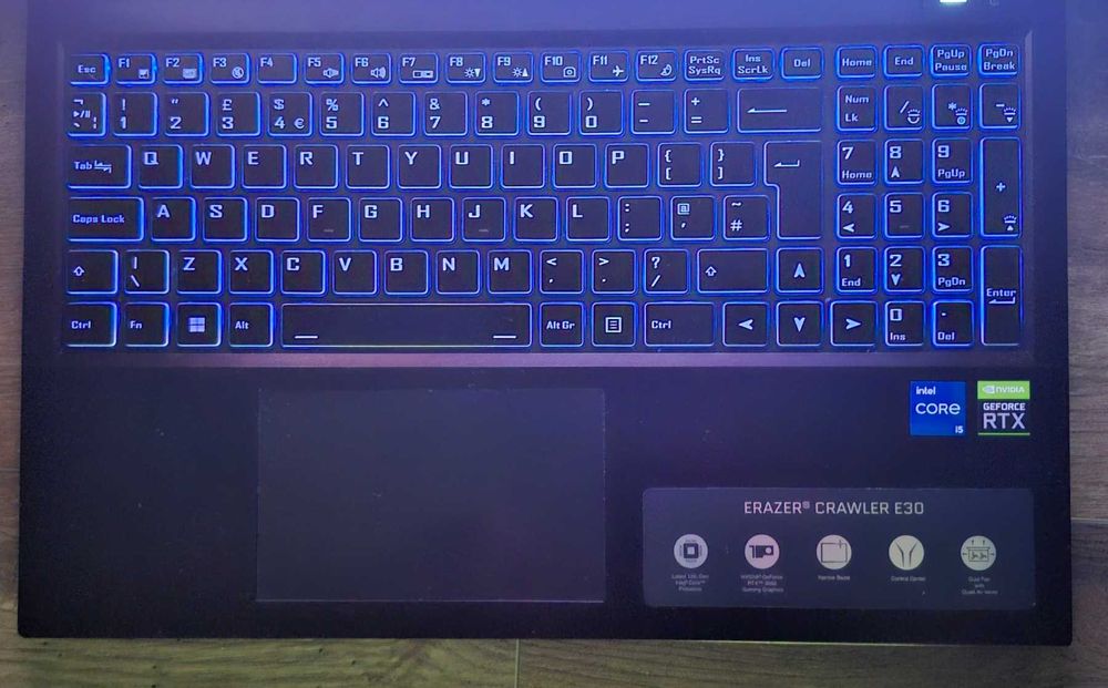 Лаптоп Геймърски Medion | I5 12450H | 64GB RAM | 2TB SSD | RTX 3050