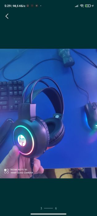 Наушники игровые HP
