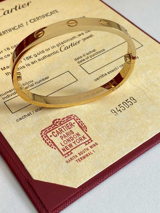 Brățară Cartier LOVE gold 750