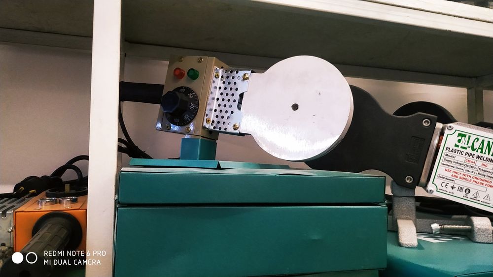 Утюг для пайки пластиковых труб Ф110 дазмол