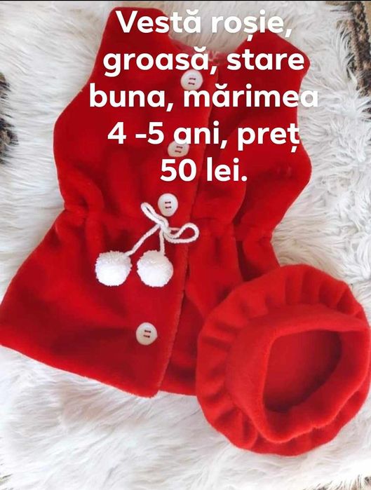 Vestă fetiță mărimea 4 -5 ani i