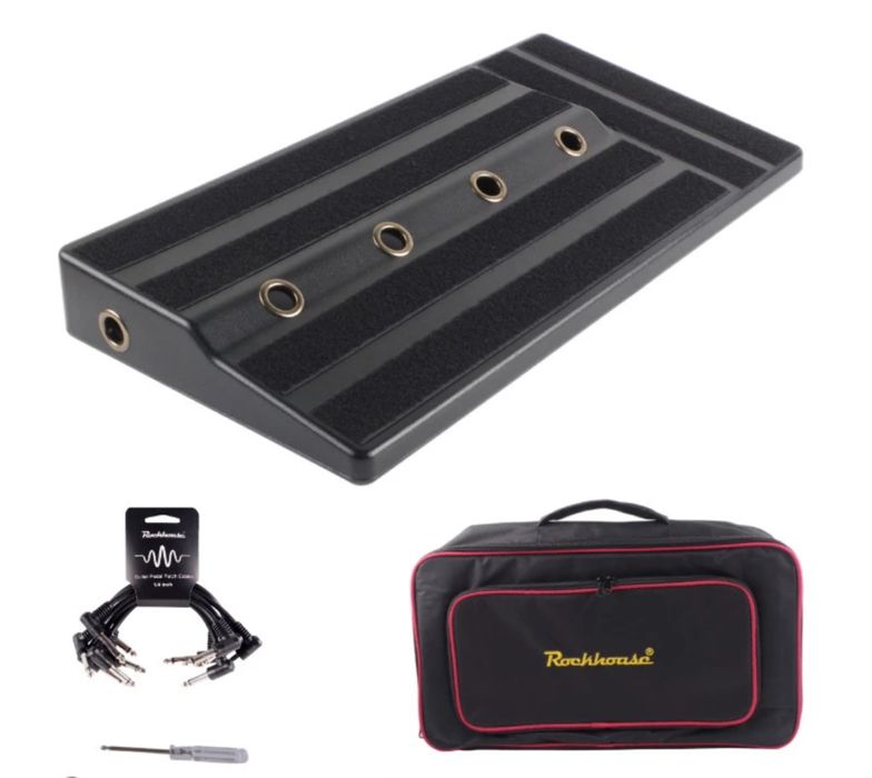 Педалборд для гитары с сумкой , с патчами в комлекте