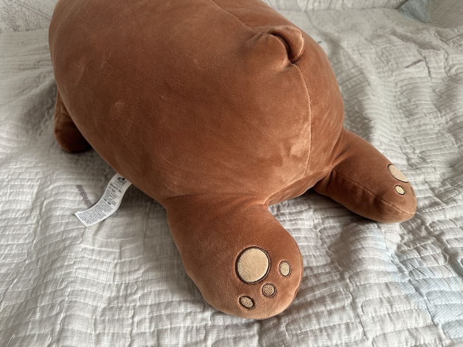 Медведь игрушка подушка miniso