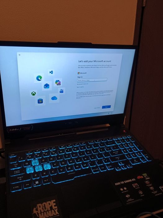 Laptop Asus Tuf gaming a15 garantie