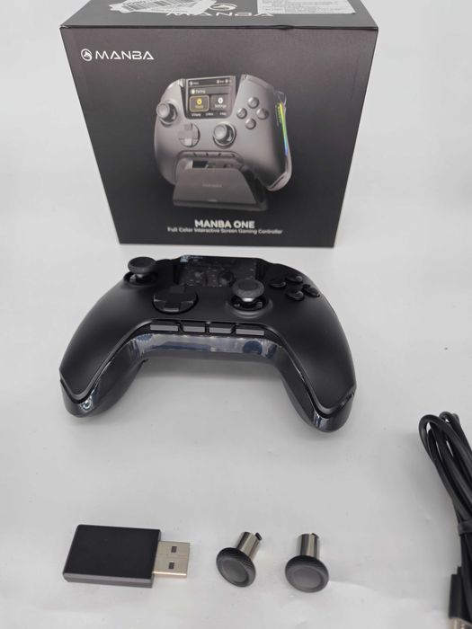 Controller Gaming Wireless Manba One, Ecran LED, Hall Effect - Grad B