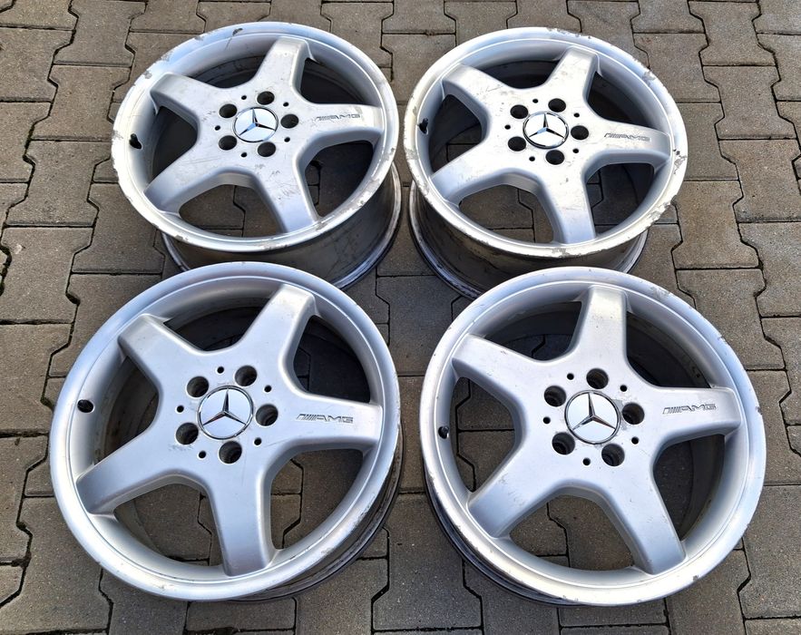 Jante Mercedes AMG pe 17 originale styling 3 anvelope roti jenti  BMW Audi