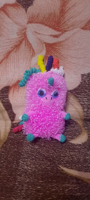 Продаются вязаные мочалки-игрушки, ручная работа