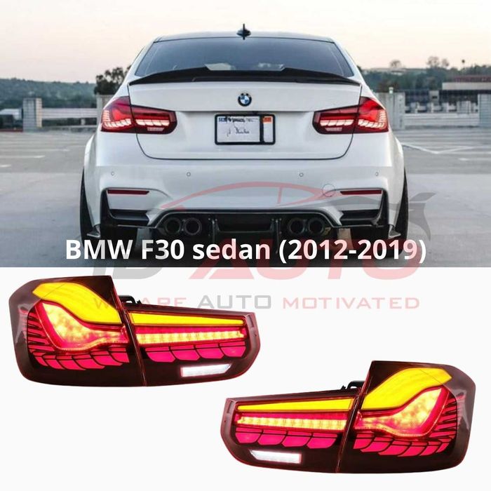 Диодни стопове за BMW F30 (2012-2019) GTS визия с бягащ мигач