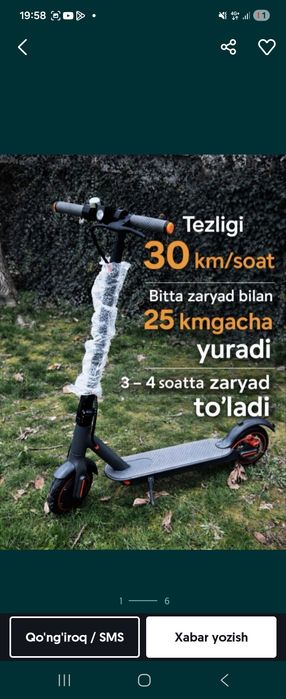 Elektr samokat qulay