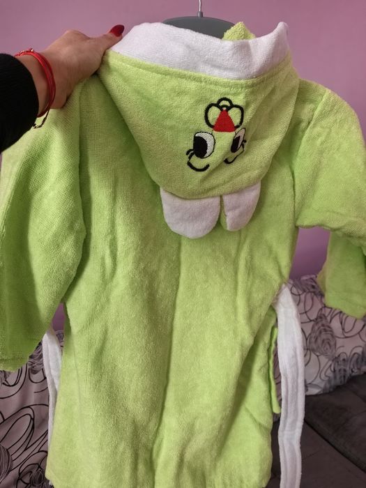Детски памучен халат