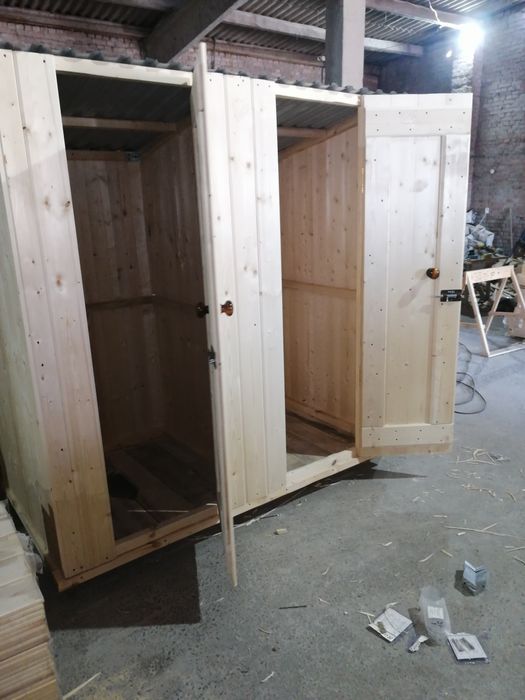 Туалет из дерева под заказ сделаем