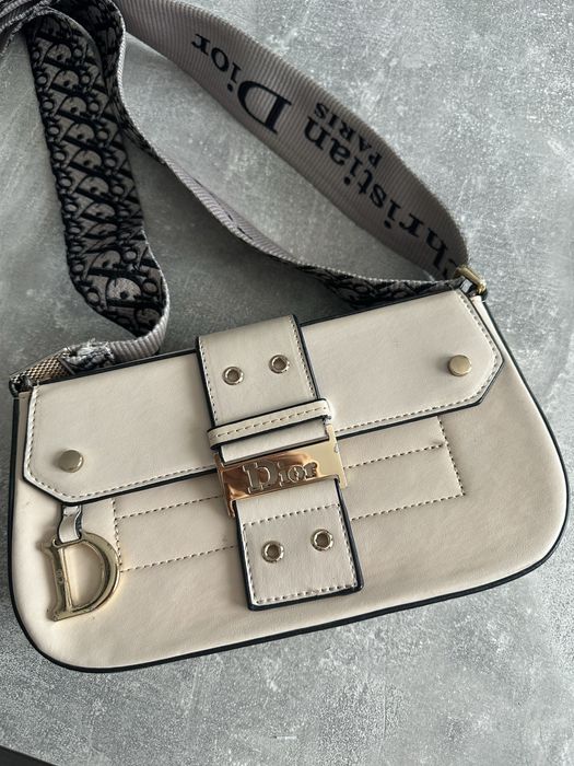 Geanta crem Dior
