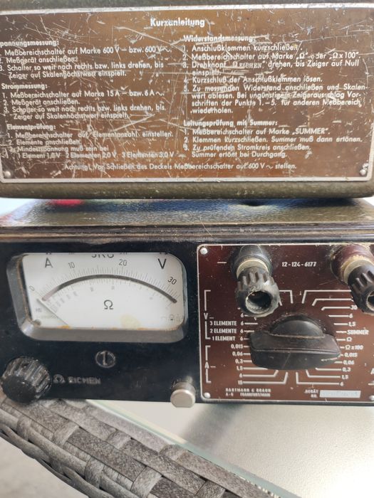 Aparat de măsură vintage 1960