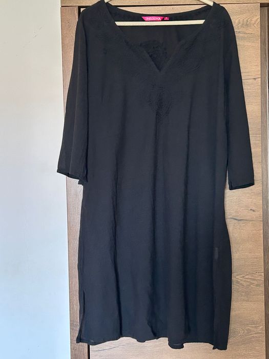 Rochie neagra casual Indiska, transparenta