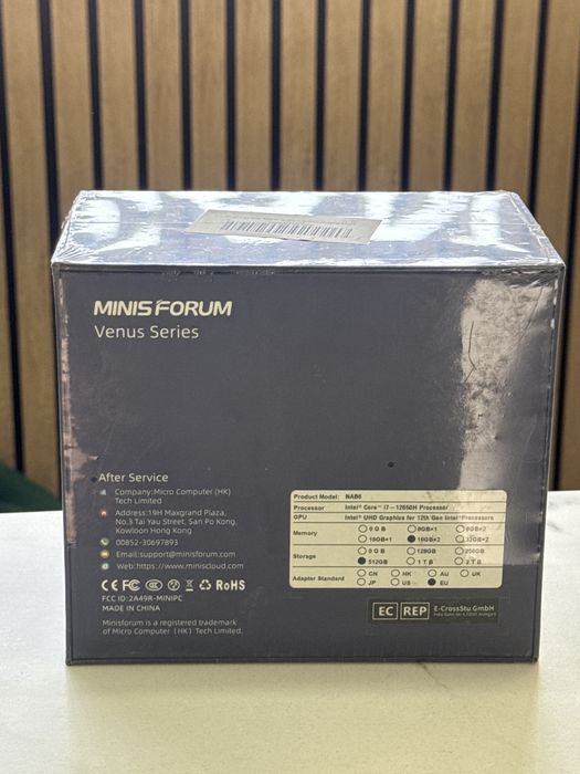Minis Forum NAB6 / i7-12650H / 512GB / 16GB RAM / Sigilat