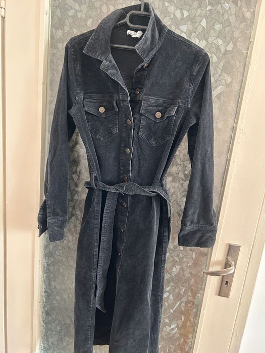 Черна джинсова рокля