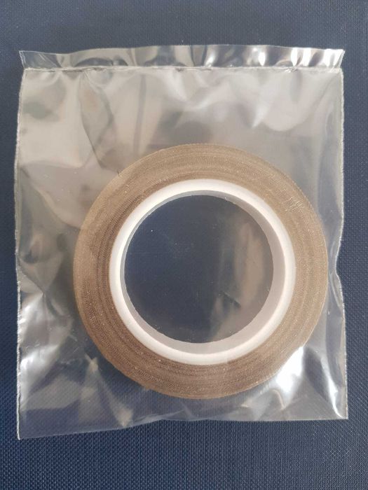 Banda adeziva Teflon 10mmX10m grosime 0.18mm pt aparat de vidat. Noua!