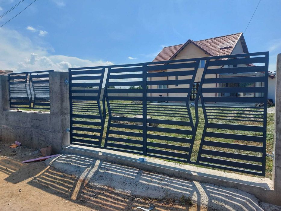 Garduri Porti si balustrade din fier,BETON si aluminiu ,tabla TRAFORATA ,sipca Jaluzea , Mobila , scandura WPC