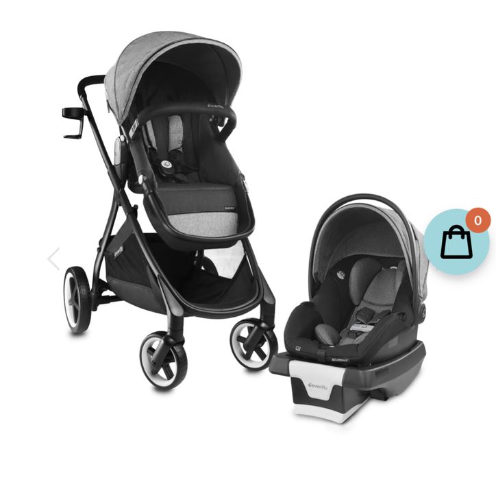 Коляска с люлькой для авто