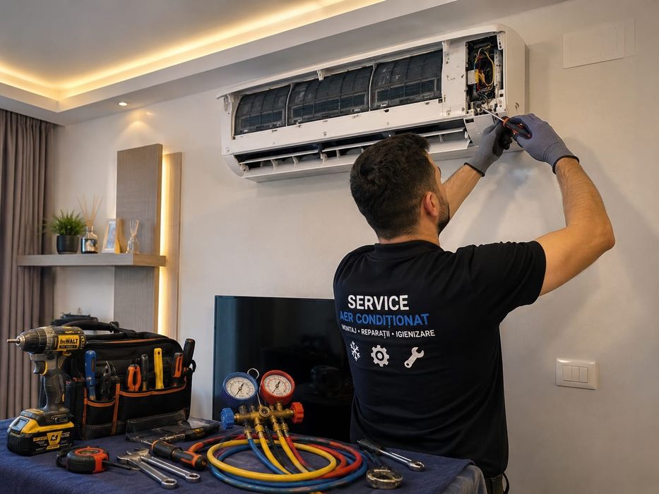 "Montaj aer condiționat | Reparații | Igienizare | Mutări cu recuperare freon | Disponibil rapid