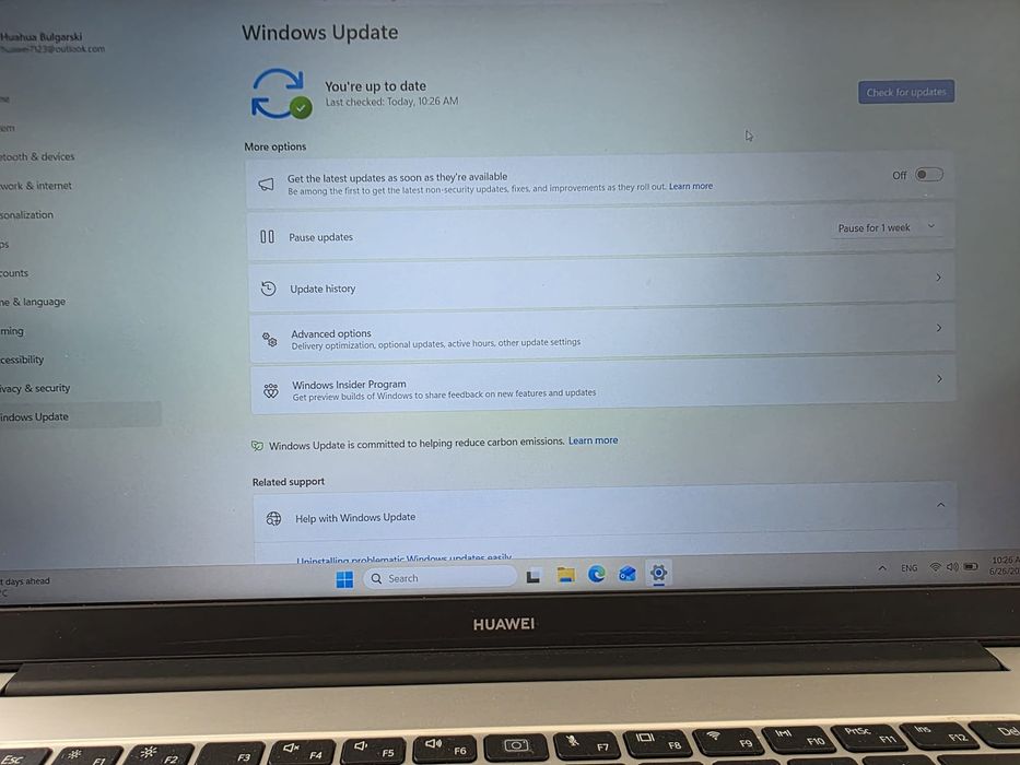 Laptop Huawei MateBook D15