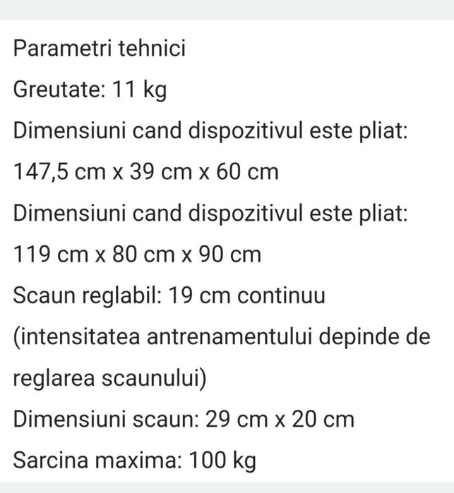 Aparat de fitnes total crunch