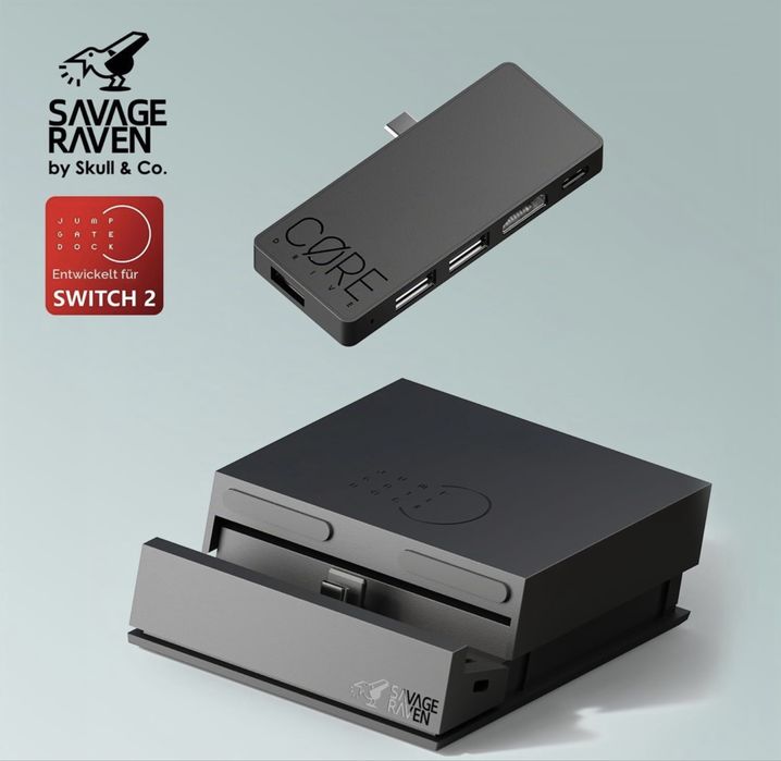 Savage raven Jumpgate pro Nintendo Switch 2 док