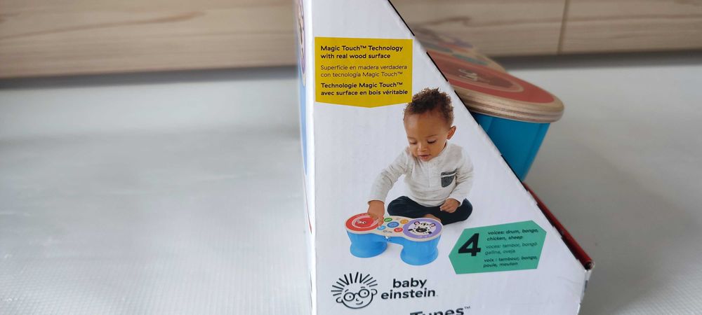 HAPE BABY EINSTEIN Сензорен барабан с весели мелодии, 6+М