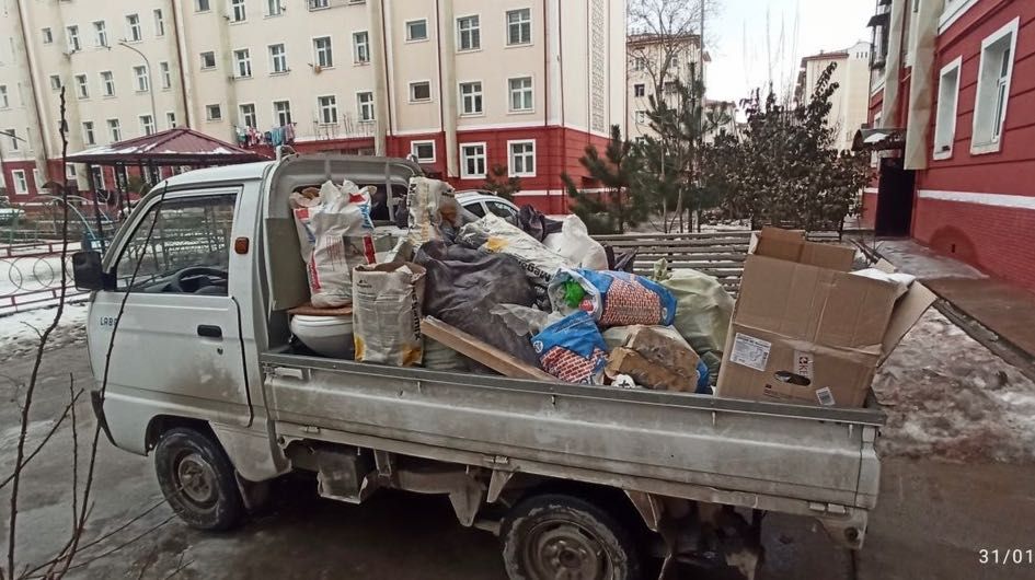 Вывоз строй мусора старые мебель хлам