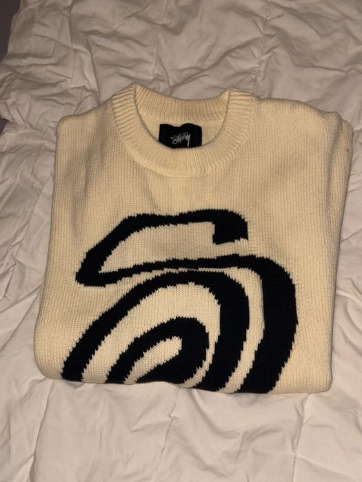 Stüssy curly s knit sweater