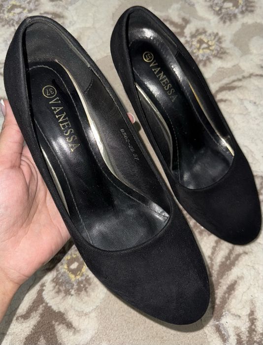 Туфли женские замшевые