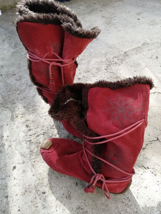 Cizme îmblănite dama