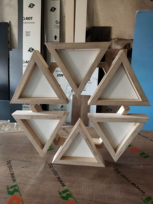 Рамка за картина, Скандинавски мъх,Етажерка, Шестоъгълник