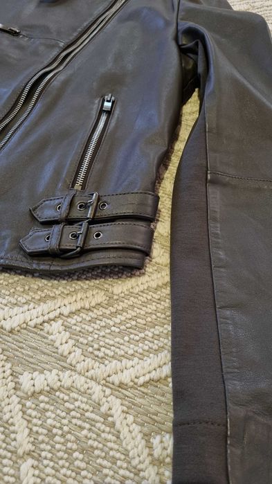 Дамско кожено яке Mango