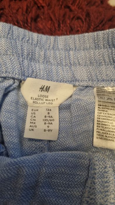 Lot 11 bluze_pantaloni 134-140 /9-10 ani