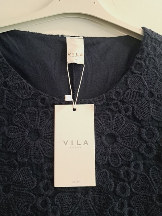 Vila рокля бродиран тюл р-р ХС
