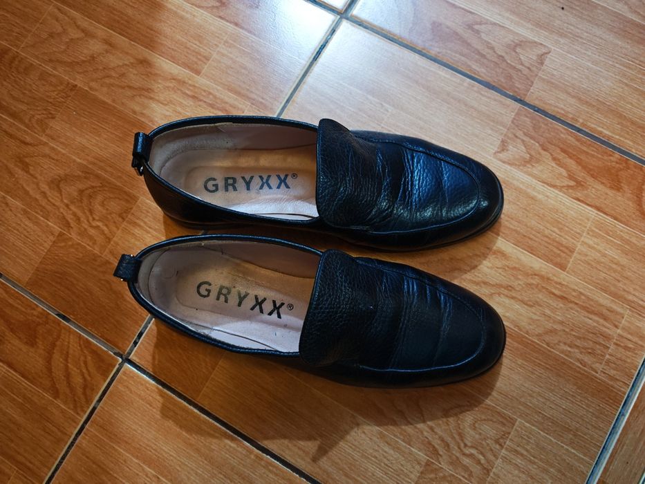 Gryxx pantofi dama negri, de piele, Nr. 38