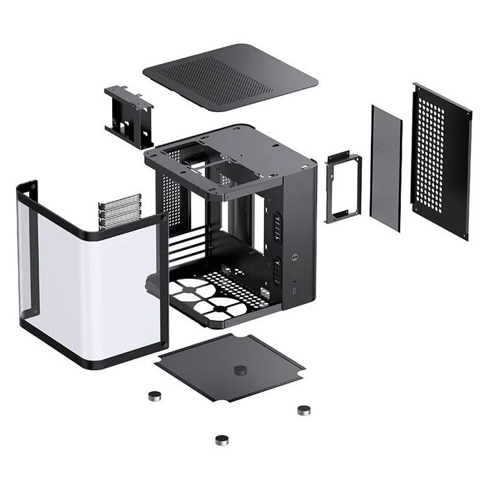Корпус Jonsbo TK-1 Black (mATX/ITX)