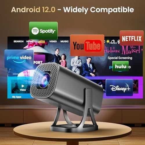 Нов мини смарт Преносим проектор 200 инча Android WiFi Bluetooth HDMI