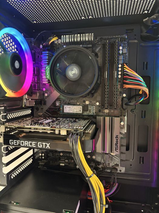 Геймърски компютър AMD Ryzen 5 2600, GTX 1660 Ti 6GB, 16GB ram