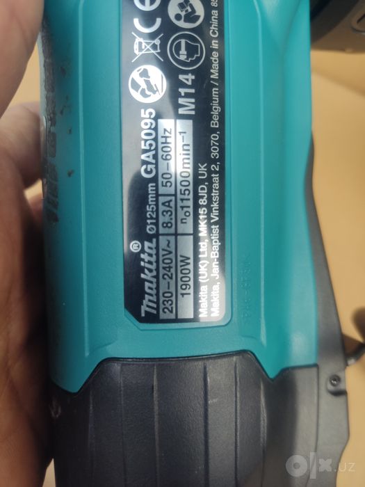 Оригинал Макита 125 мм.1900 watt сотилади