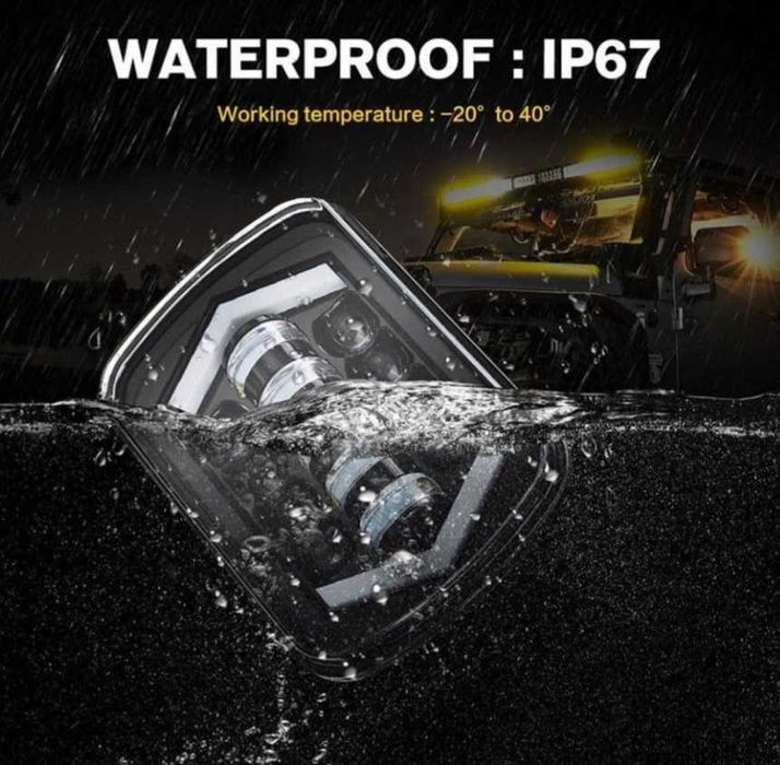 Far Faruri Jeep Cherokee XJ - LED