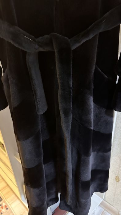 Шуба соболь стильная