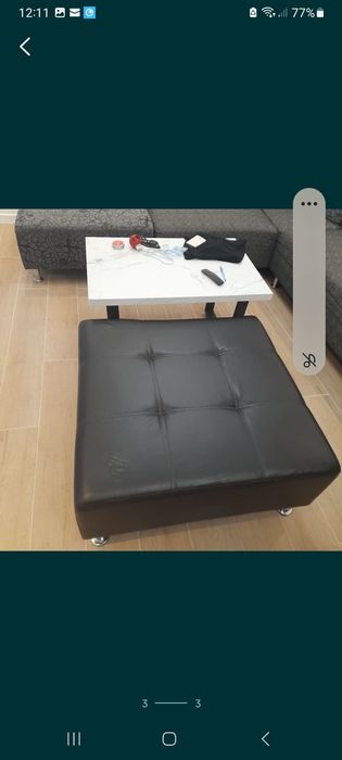 Vand cub piele 90x90cm