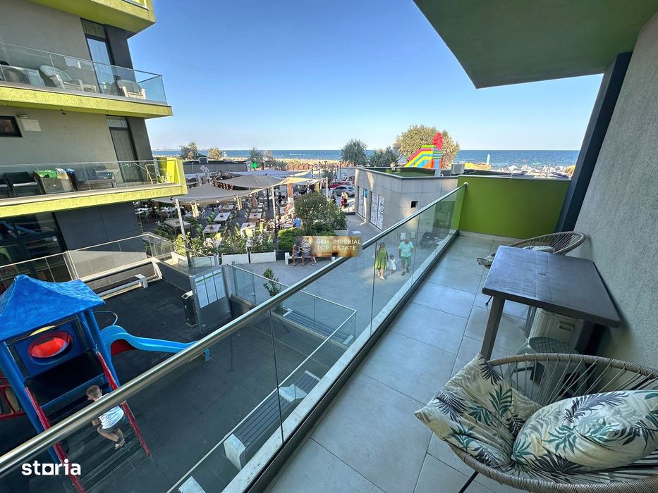 Apartament 3 camere Vedere frontală prima linie Alezzi Beach Parcare — fotografia 1