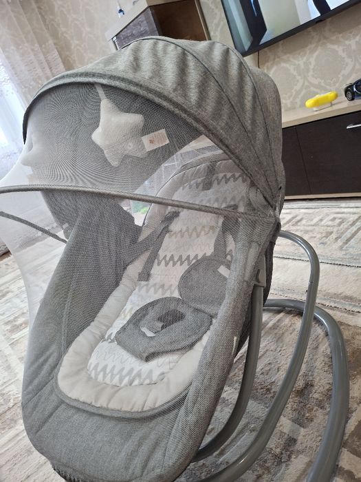 Электрокачели жезлонг детский